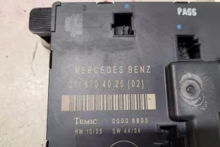 2118704026 , art13447483 Блок управления двери задней левой Mercedes E W211 Арт 13447483, вид 3