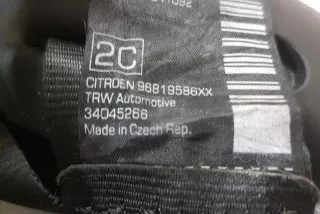 34089630B, 07022012, 33060244G , art13479387 Ремень безопасности задний правый Peugeot 308 1 Арт 13479387, вид 3