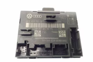 8K0959793B , art12214823 Блок управления двери задней левой Audi A4 B8 Арт 12214823, вид 1