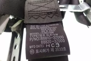 888103Z000, 888203Z000RY, 888203Z000 , art12224918 Ремень безопасности передний правый Hyundai i40 restailing Арт 12224918, вид 4