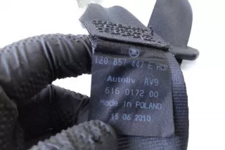 1Z0857447E , art12229950 Ремень безопасности задний левый Skoda Octavia A5 restailing Арт 12229950, вид 2