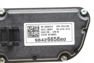 9842665880 , art12579322 Блок управления печки/климат-контроля Opel Mokka 2 Арт 12579322, вид 5