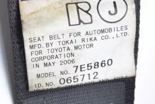 7E5860 , art13768612 Ремень безопасности Lexus GS 3 Арт 13768612, вид 4