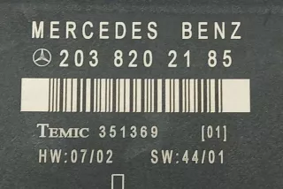2038202185, 351369 , art8717034 Блок управления двери задней левой Mercedes C W203 Арт 8717034, вид 2