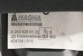 A2039200122 , art8718143 Сиденье заднее Mercedes C W203 Арт 8718143, вид 2