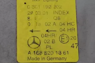 A1688201861, 0301192202, 1305235593 , art8719902 Фара правая Mercedes A W168 Арт 8719902, вид 4