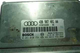 4B0907401AA, 0281010154 , art12564274 Блок управления двигателем Audi A6 C5 (S6,RS6) Арт 12564274, вид 4
