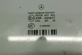 43R000677 , art13636839 Стекло двери передней левой Mercedes E W124 Арт 13636839, вид 3