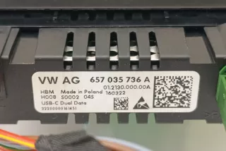 657035736A , art14513266 Разъем AUX / USB Skoda Enyaq Арт 14513266, вид 3