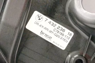 7432236 , art14626426 Стеклоподъемник задний правый BMW 3 G20/G21 Арт 14626426, вид 2