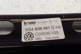 5G4839461C , art13965976 Стеклоподъемник задний левый Volkswagen Golf 7 Арт 13965976, вид 2