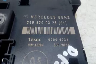 2198200326 , art14073835 Блок управления двери задней правой Mercedes CLS C219 Арт 14073835, вид 2