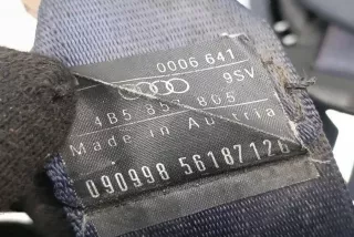 4B5857805 , art13535710 Ремень безопасности задний левый Audi A6 C5 (S6,RS6) Арт 13535710, вид 5