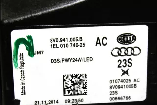 8V0941005B, 8K0941597B, 4G0907397P , art14773444 Фара левая Audi A3 8V Арт 14773444, вид 8