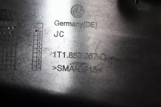 1T1857067C, 1T1857669, 1T1857001 , art12521875 Панель передняя салона (торпедо) Volkswagen Touran 1 Арт 12521875, вид 10