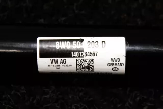 8W0501203D , art13670496 Полуось задняя (приводной вал, ШРУС) Audi A4 B9 Арт 13670496, вид 5
