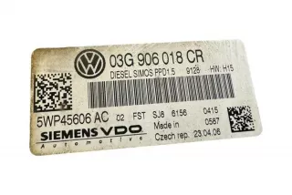 03G906018CR, 5WP45606AC , art12941607 Блок управления двигателем Volkswagen Passat B6 Арт 12941607, вид 5