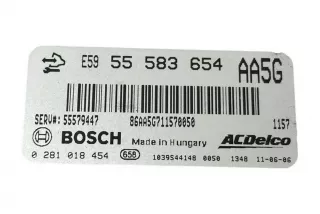 55579447, 55583654, 0281018454 , art12954036 Блок управления двигателем Opel Astra J Арт 12954036, вид 5