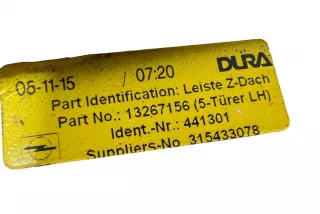 13267156, 315433078, 441301 , art12418652 Молдинг крыши Opel Corsa E Арт 12418652, вид 6