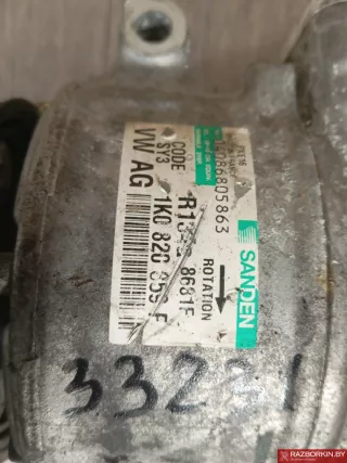 1KO820859F Компрессор кондиционера Volkswagen Passat B6 Арт 33231, вид 2