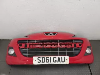 7401SN Бампер передний красный Peugeot 207 Арт 20034336, вид 1