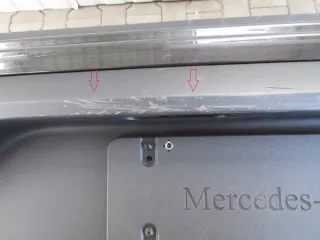 A2938852900,HCU Бампер задний Mercedes EQC n293 Арт AL12157500773, вид 4