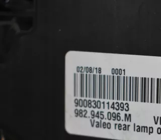 982945096M,,55 Фонарь задний правый Porsche Cayman 718 Арт AL16173973992_2, вид 4