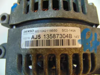 13587304B Генератор Opel Astra K Арт AL7009594206, вид 3