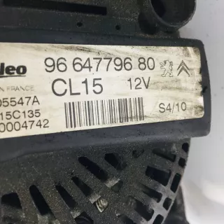 9664779680 Генератор Citroen C6 Арт AL11625265930, вид 3