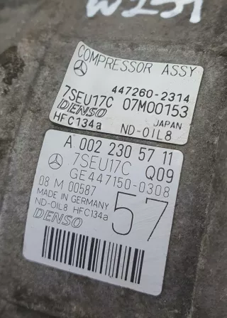 A0022305711 Компрессор кондиционера Mercedes R W251 Арт AL9195101236, вид 2