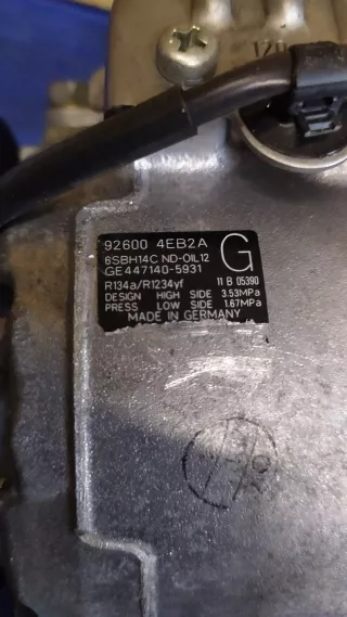 GE447140-5931 Компрессор кондиционера Nissan NP 300 Арт AL9860476116, вид 5