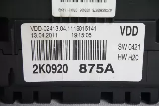 2K0920875A Щиток приборов (приборная панель) Volkswagen Caddy 1 Арт AL10428623461, вид 2