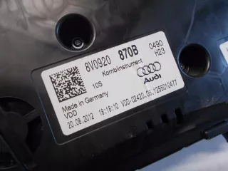  Щиток приборов (приборная панель) Audi RS3 8P Арт AL16124641100, вид 4