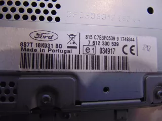 8S7T-18K931-BD Магнитола (аудио система) Ford S-Max 1 restailing Арт AL16698407252, вид 15