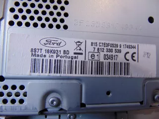 8S7T-18K931-BD Магнитола (аудио система) Ford S-Max 1 restailing Арт AL16698407252, вид 16