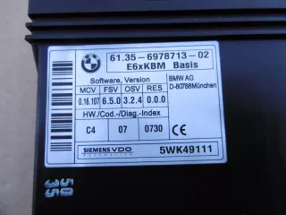 61356978713 Блок комфорта BMW 6 E63/E64 Арт AL7560133360, вид 2