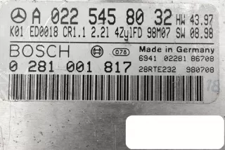 A0225458032,0281001817 Блок управления двигателем Mercedes E W210 Арт AL7110481563, вид 2