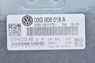 03G906018A Блок управления двигателем Volkswagen Passat B6 Арт AL10590815395, вид 2