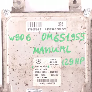 A6519003203 Блок управления двигателем Mercedes Sprinter W906 Арт AL16333044495, вид 3
