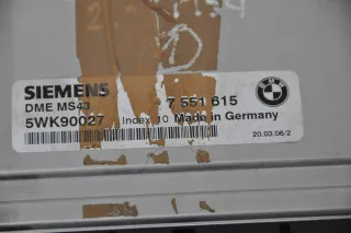 7551615 Блок управления двигателем BMW 3 E46 Арт AL16603479099, вид 4