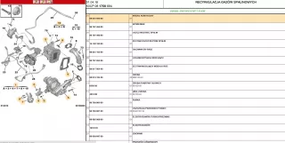 9807593080 Клапан EGR Peugeot 3008 2 Арт AL11738277171_4, вид 9