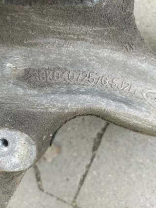 8K0407257G Кулак поворотный передний левый Audi A4 B8 Арт AL11525459107, вид 3