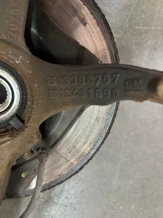 13388767,OPEL,NADAM Кулак поворотный передний левый Opel Adam Арт AL16207606367, вид 3