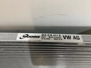 6C0816411 Радиатор кондиционера  Volkswagen Polo 6 Арт AL10966129037, вид 2