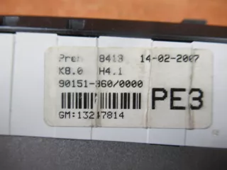 13247814,PE3 Блок управления печки/климат-контроля Opel Astra H Арт AL16227680930_2, вид 3