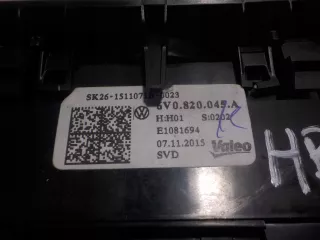 6V0820045A Блок управления печки/климат-контроля Skoda Fabia 2 Арт AL16361387782, вид 4