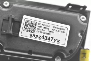98224347YX Блок управления печки/климат-контроля Opel Grandland X Арт AL16530023999, вид 4