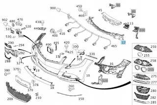 A2048856365 Усилитель бампера Mercedes C W204 Арт AL12183189292, вид 1