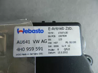4H0959591 Двигатель электролюка Audi A8 D2 (S8) Арт AL11451584685, вид 3