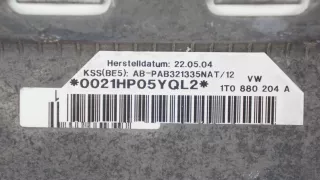 1T0880204A Подушка безопасности Volkswagen Touran 1 Арт AL11967885647, вид 6